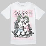 Medium Soft Pink 4s DopeSkill T-Shirt Real Lover Graphic