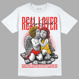 Red Collection DopeSkill T-Shirt Real Lover Graphic