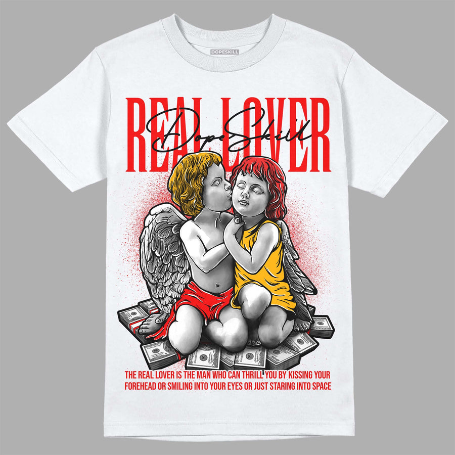 Red Collection DopeSkill T-Shirt Real Lover Graphic