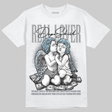 Wolf Grey 5s DopeSkill T-Shirt Real Lover Graphic