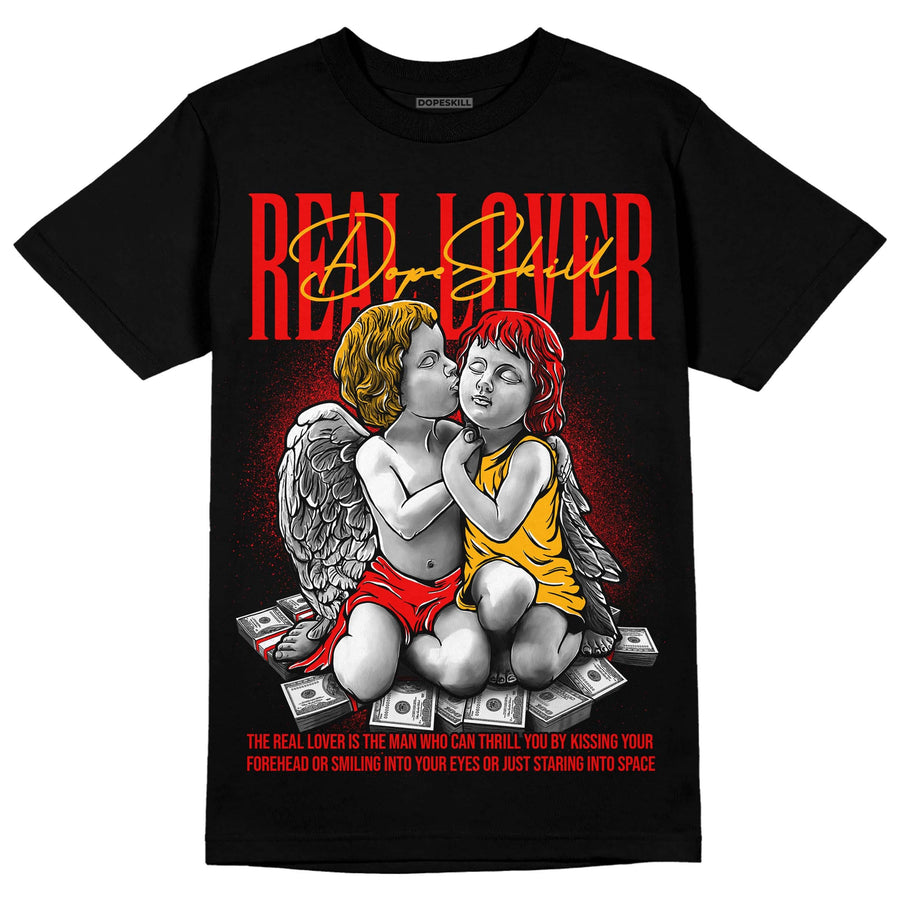 Red Collection DopeSkill T-Shirt Real Lover Graphic