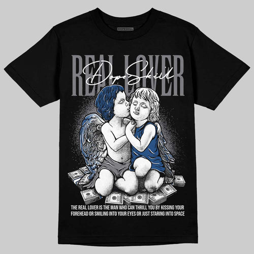 Flint Grey 9s DopeSkill T-Shirt Real Lover Graphic