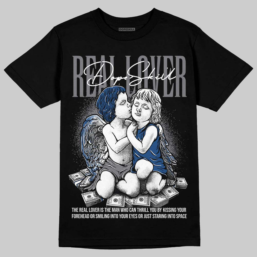 Flint Grey 9s DopeSkill T-Shirt Real Lover Graphic