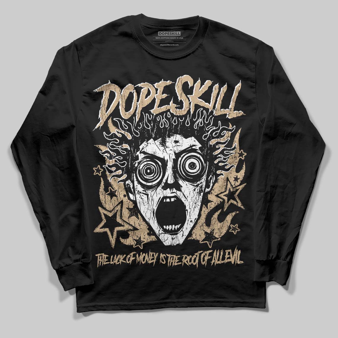 TAN Collection DopeSkill Long Sleeve T-Shirt Root of Evil Graphic