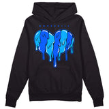 Royal Blue Collection DopeSkill Hoodie Sweatshirt Slime Drip Heart Graphic