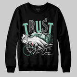 Green Glow 3s DopeSkill Sweatshirt Trust No One Graphic