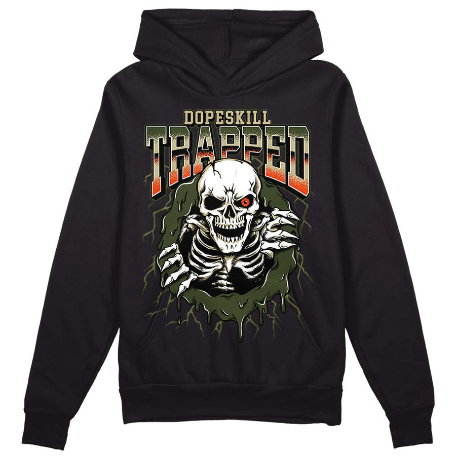 Olive Collection DopeSkill Hoodie Sweatshirt Trapped Halloween Graphic