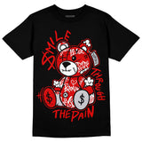Red Cement 4S DopeSkill T-Shirt Smile Through The Pain Graphic