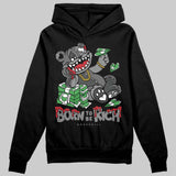 Black Cat 4s DopeSkill Hoodie Sweatshirt Born To Be Rich Graphic
