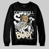 Reverse Metallic 5s DopeSkill Sweatshirt Stay It Busy Graphic