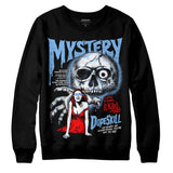Powder Blue 9s DopeSkill Sweatshirt Mystery Ghostly Grasp Graphic