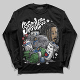 Flint Grey 9s DopeSkill Long Sleeve T-Shirt Stressless Graphic