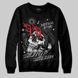 Black Cat 4s DopeSkill Sweatshirt Drip Season Graphic