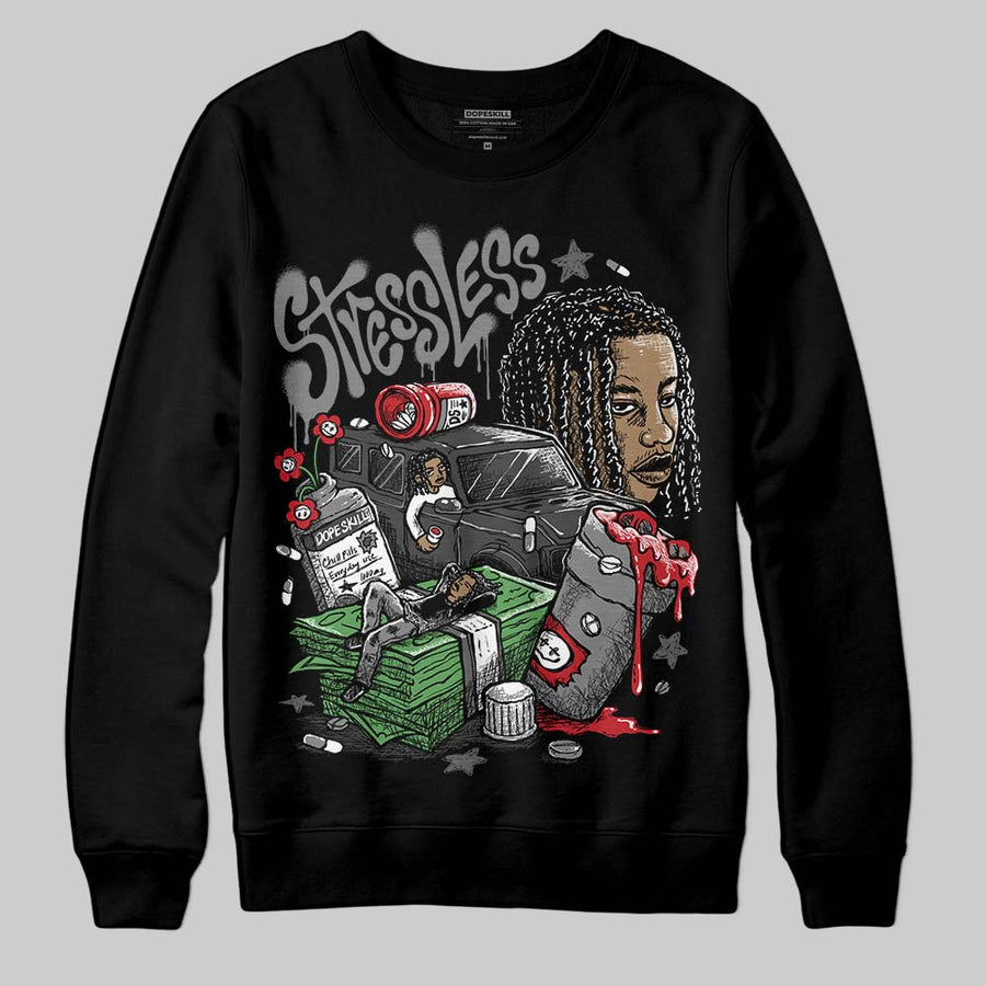 Black Cat 4s DopeSkill Sweatshirt Stressless Graphic