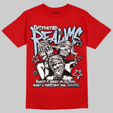 Fire Red “Black Tongue” 5s DopeSkill T-Shirt Distorted Realms Graphic