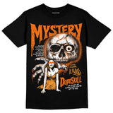 Orange Black White DopeSkill T-Shirt Mystery Ghostly Grasp Graphic