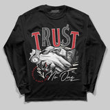 Flight Club 4s DopeSkill Long Sleeve T-Shirt Trust No One Graphic