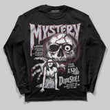 Burgundy 5s DopeSkill Long Sleeve T-Shirt Mystery Ghostly Grasp Graphic