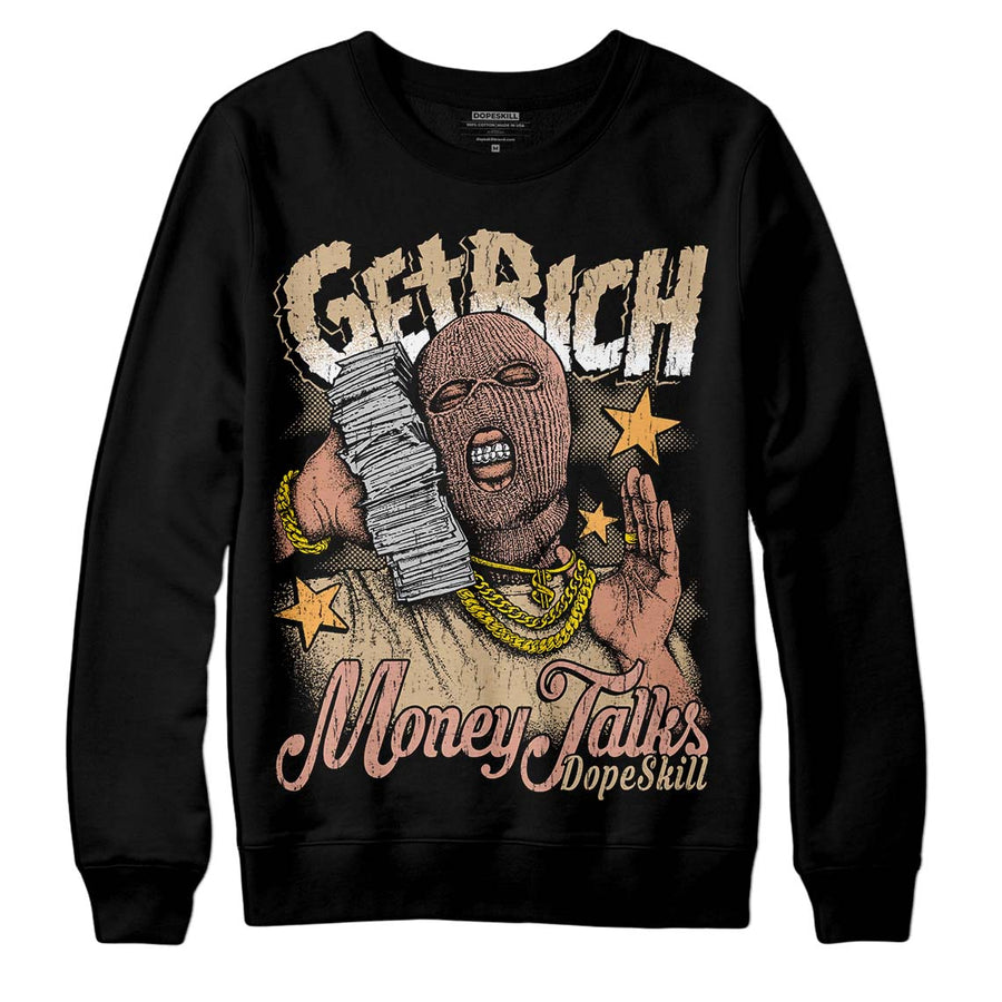 TAN Collection DopeSkill Sweatshirt Get Rich Graphic