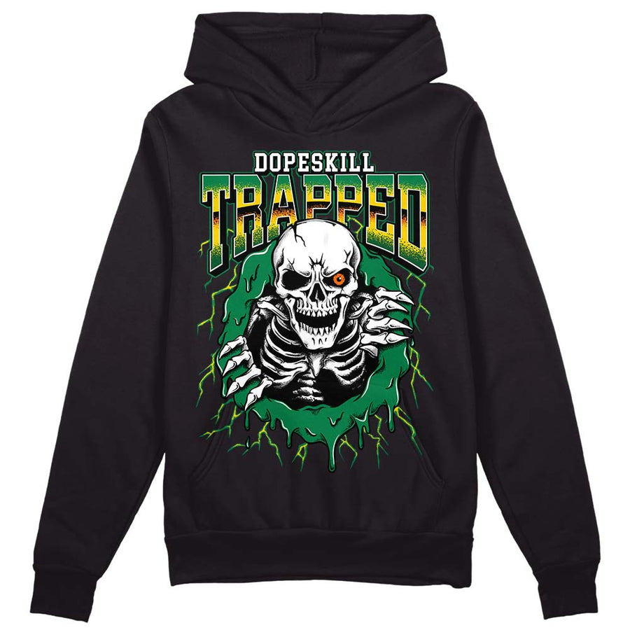 Green Collection DopeSkill Hoodie Sweatshirt Trapped Halloween Graphic