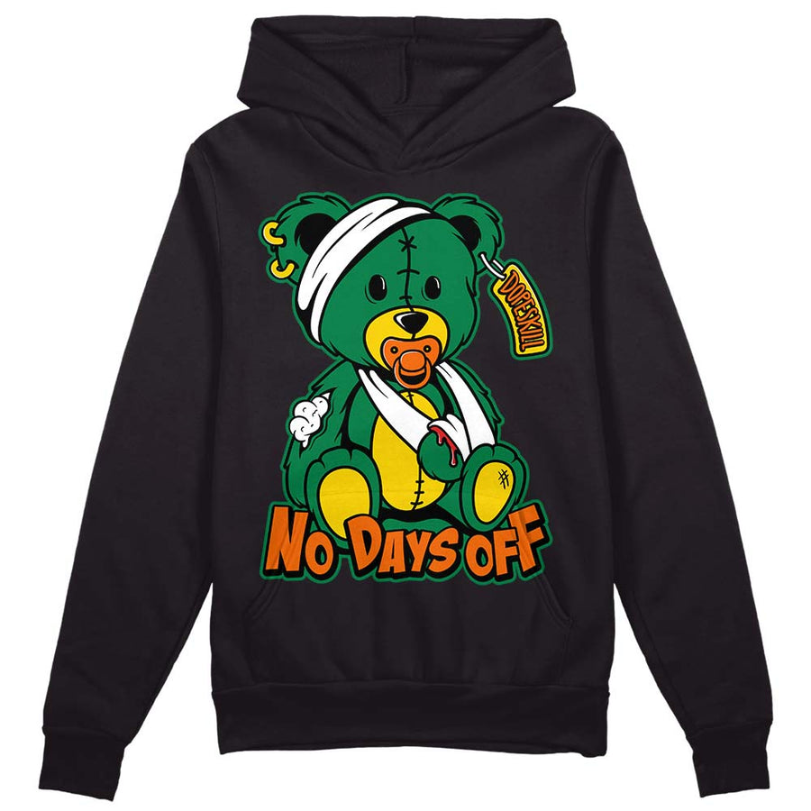 Green Collection DopeSkill Hoodie Sweatshirt Hurt Bear Graphic