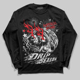 Black and White Collection DopeSkill Long Sleeve T-Shirt Drip Season Graphic