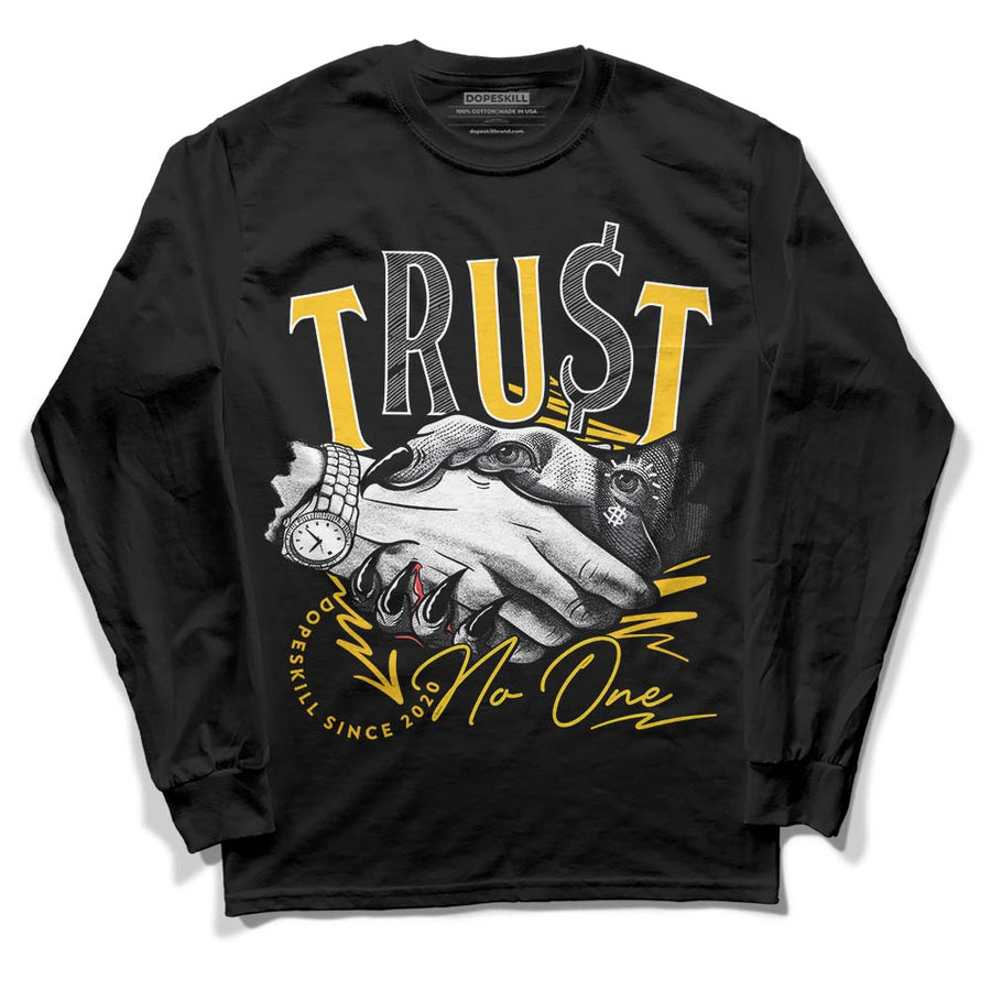 Yellow Collection DopeSkill Long Sleeve T-Shirt Trust No One Graphic