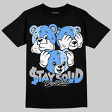 Black University Blue 5s DopeSkill T-Shirt Stay Solid Graphic