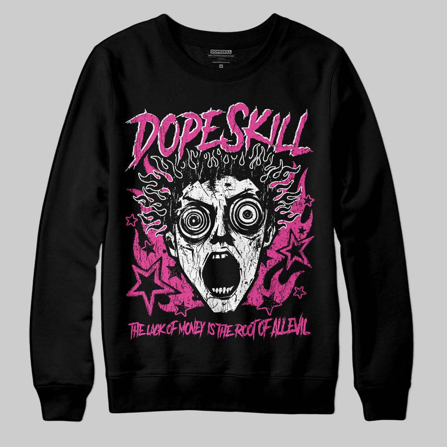 Pink Collection DopeSkill Sweatshirt Root of Evil Graphic