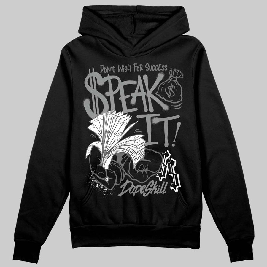 Black Cat 4s DopeSkill Hoodie Sweatshirt Speak It Graphic
