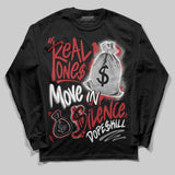 Bugs Bunny 8s DopeSkill Long Sleeve T-Shirt Real Ones Move In Silence Graphic