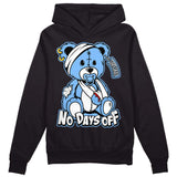 Powder Blue 9s DopeSkill Hoodie Sweatshirt Hurt Bear Graphic