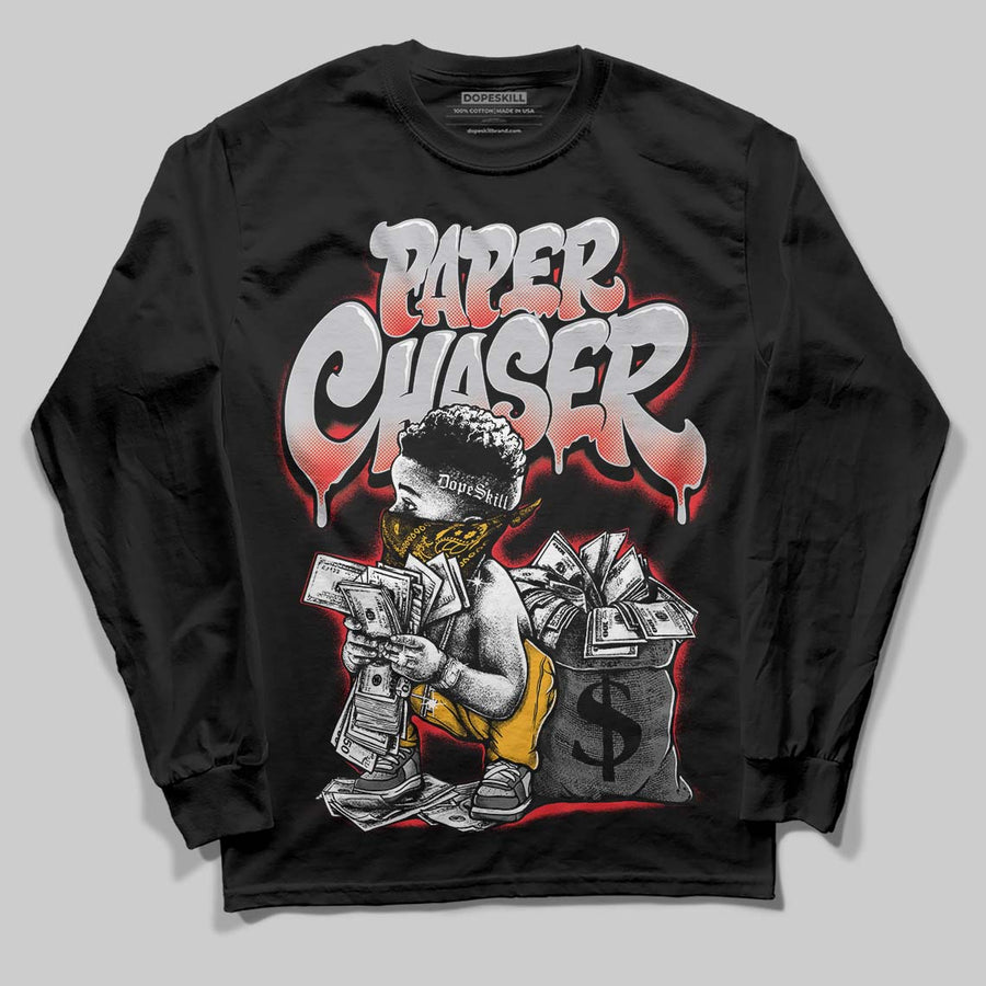 Grey 'Paper Chaser Boy' DopeSkill Graphic Long Sleeve T-Shirt