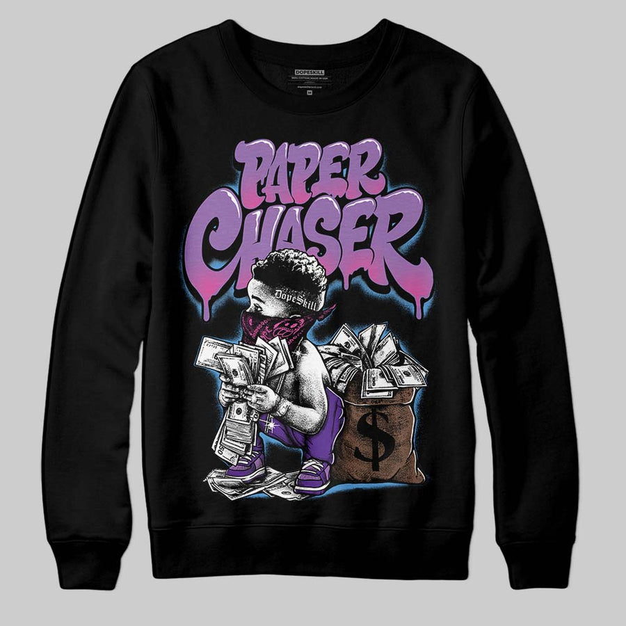 PURPLE 'Paper Chaser Boy' DopeSkill Graphic Sweatshirt