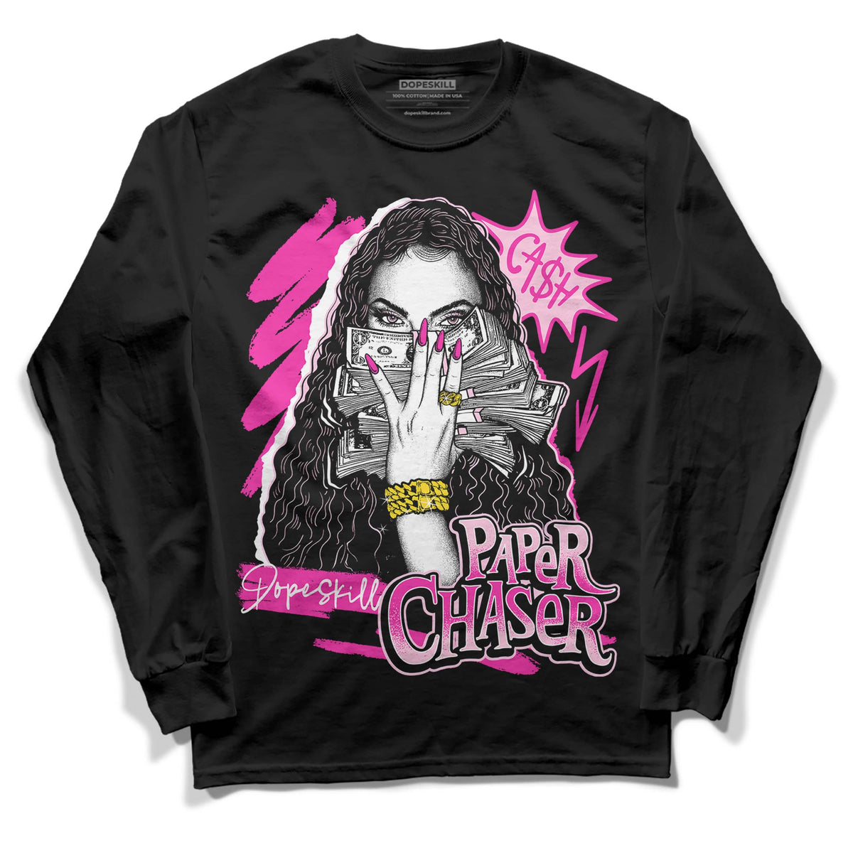 Pink Collection DopeSkill Long Sleeve T-Shirt NPC Graphic