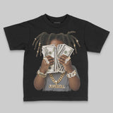 Flint Grey 9s DopeSkill Toddler Kids T-shirt Rich Youth Graphic