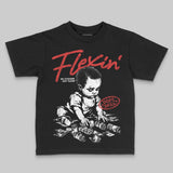 Reverse Infrared 6s DopeSkill Toddler Kids T-shirt Flexin' Graphic