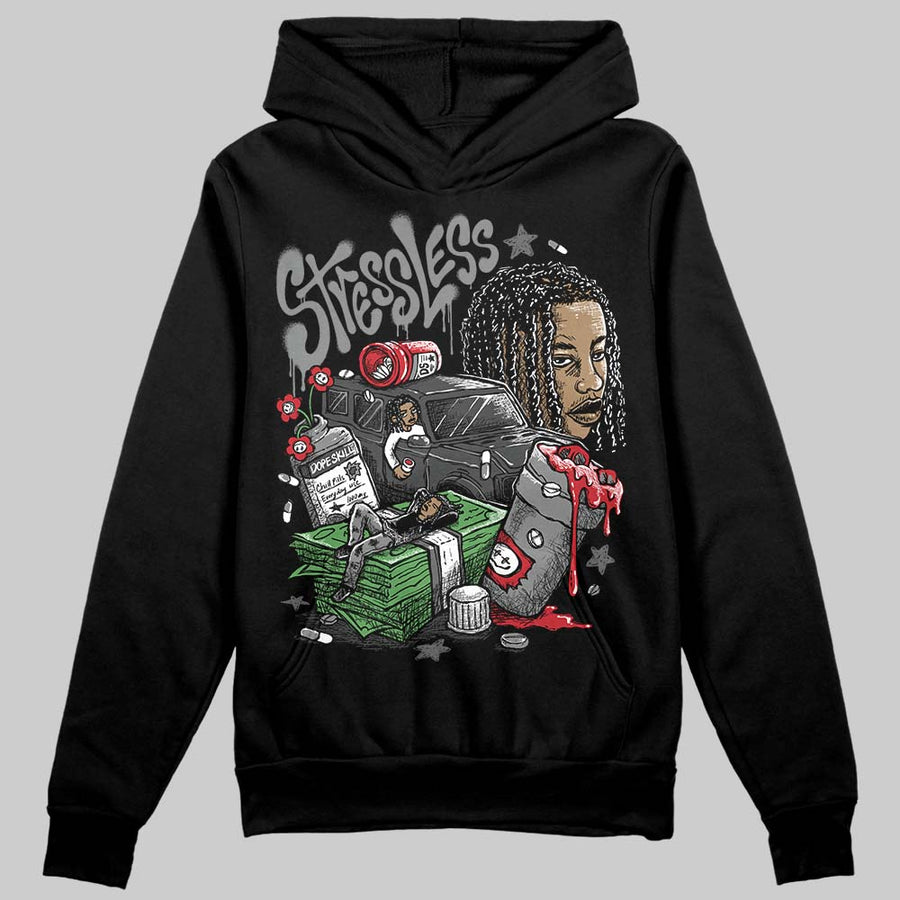 Black Cat 4s DopeSkill Hoodie Sweatshirt Stressless Graphic