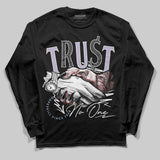 Harris Tweed x Denim Turquoise Dunk DopeSkill Long Sleeve T-Shirt Trust No One Graphic
