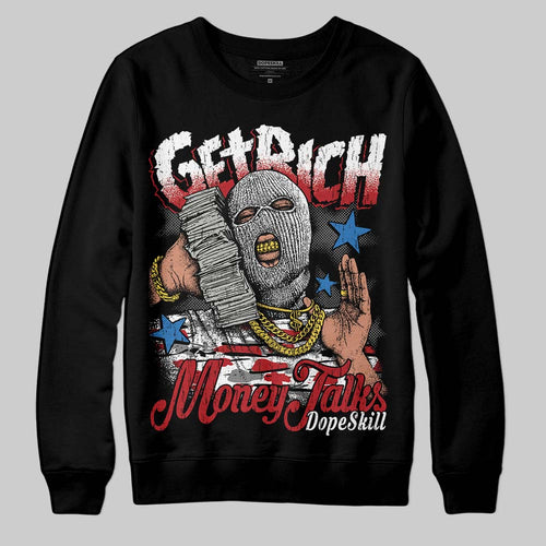 Bugs Bunny 8s DopeSkill Sweatshirt Get Rich Graphic