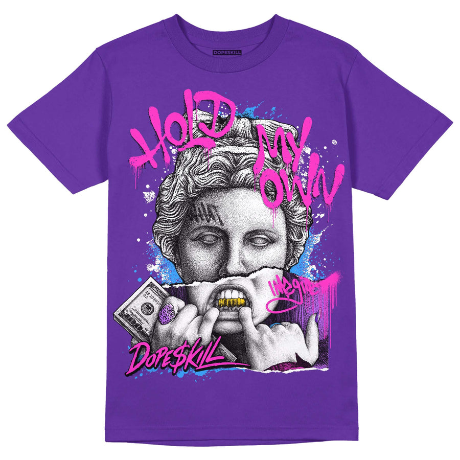 PURPLE Collection DopeSkill Purple T-shirt Hold My Own Graphic
