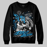 Military Blue 4s DopeSkill Sweatshirt Drip Season Graphic