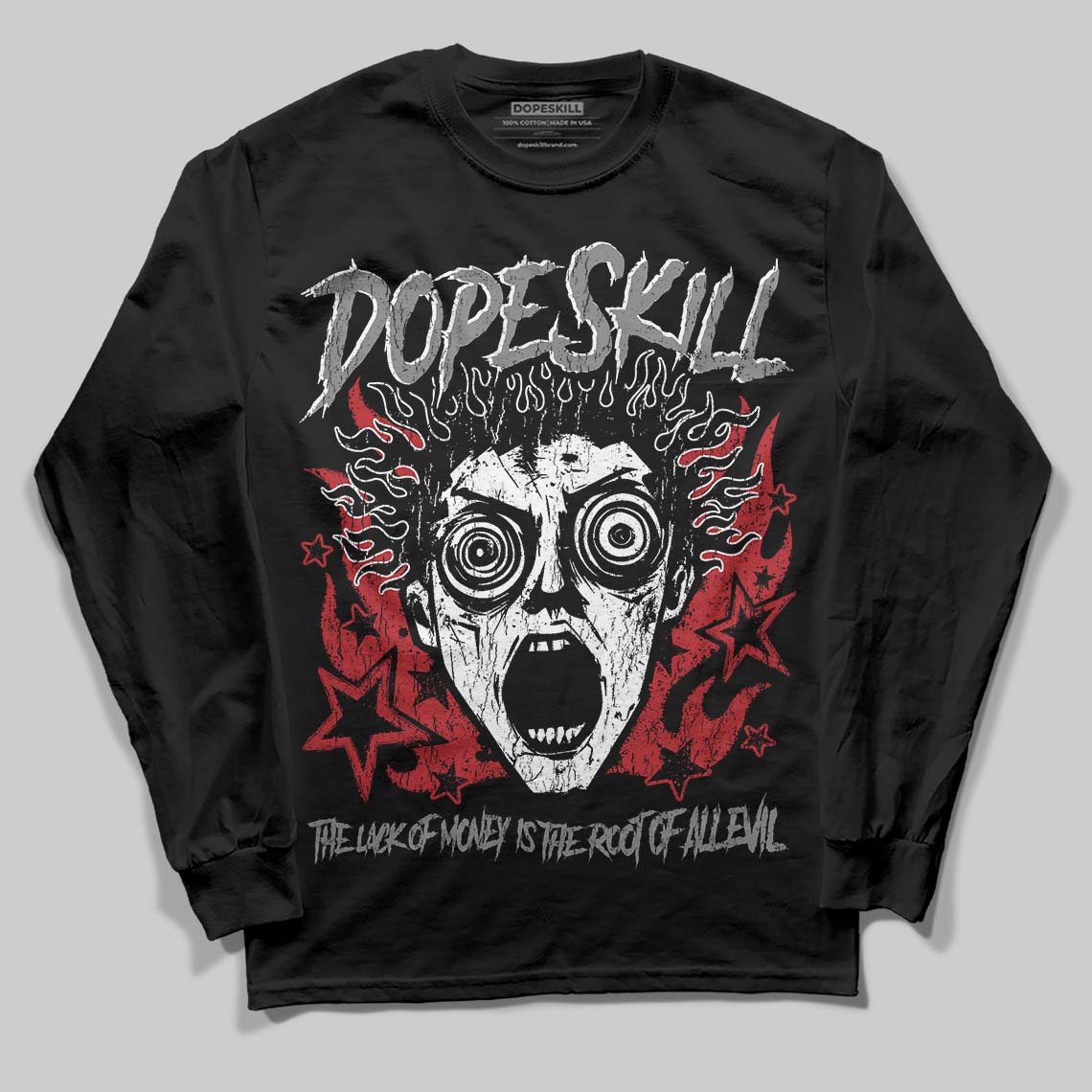 Bugs Bunny 8s DopeSkill Long Sleeve T-Shirt Root of Evil Graphic