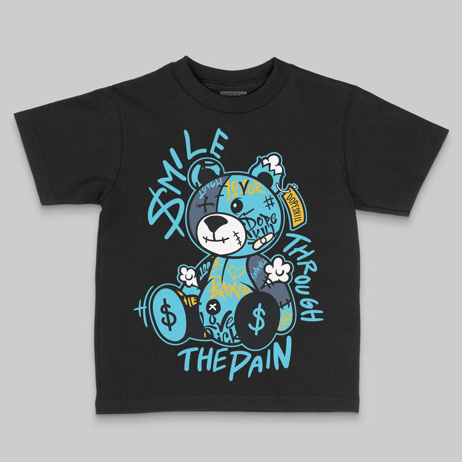 Gamma 11s DopeSkill Toddler Kids T-shirt Smile Through The Pain Graphic