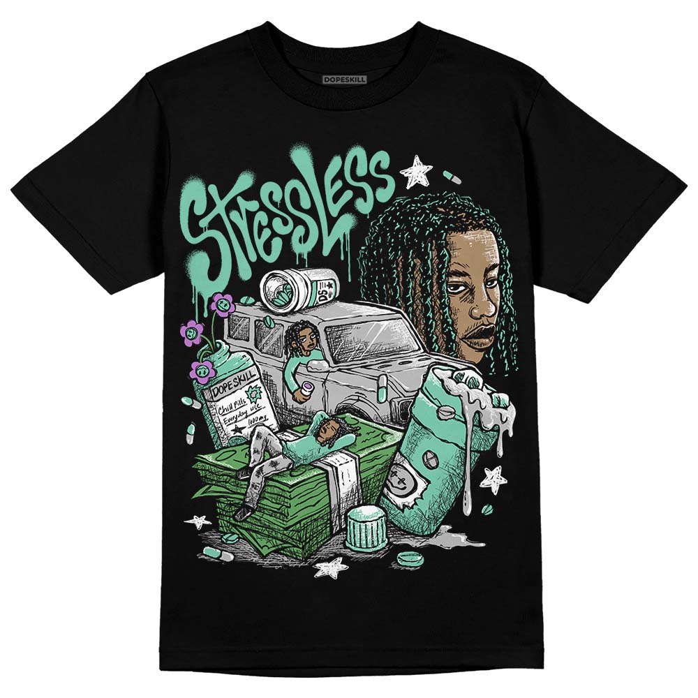 Green Glow 3s DopeSkill T-Shirt Stressless Graphic
