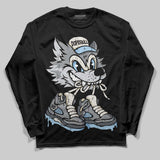 Wolf Grey 5s DopeSkill Long Sleeve T-Shirt Wolf Grey 5s Graphic