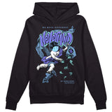 University Blue Collection DopeSkill Hoodie Sweatshirt Nevermind Graphic