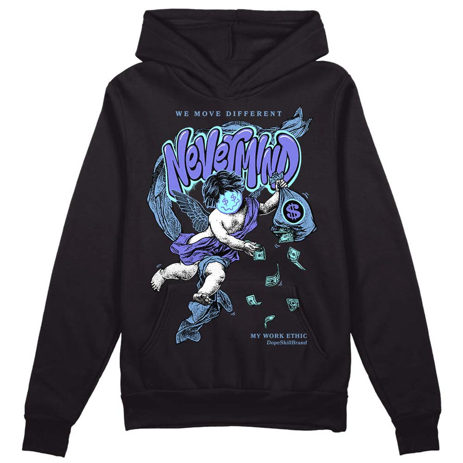 University Blue Collection DopeSkill Hoodie Sweatshirt Nevermind Graphic