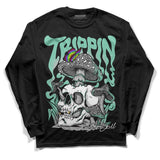 Green Glow 3s DopeSkill Long Sleeve T-Shirt Trippin Graphic