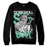 Green Glow 3s DopeSkill Sweatshirt Stay It Busy Graphic